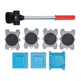 8pcs Furniture Mover Easy Moving 360 Degree Rotation Wheels Furniture Slides Kit for Heavy Loads Furniture