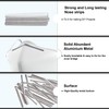 WedDecor 5Pcs Nose Bridge Strips Aluminium Bar 85mm Aluminum Strips