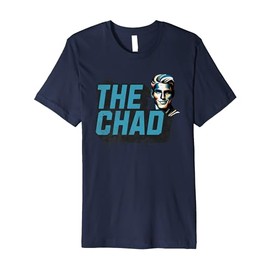 The Hilarious Chad Face Vibes: Funny Viral Meme Premium T-Shirt