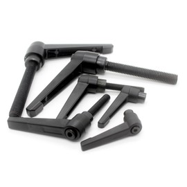 OG Secure Machine Handle Adjustable Clamping Lever | M4-M16 | 25-70mm | Black M12-80mm