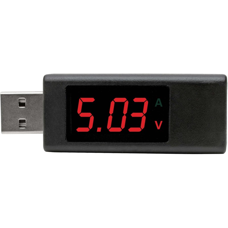 Tripp Lite USB-A Voltage & Current Tester Kit W/LCD Screen