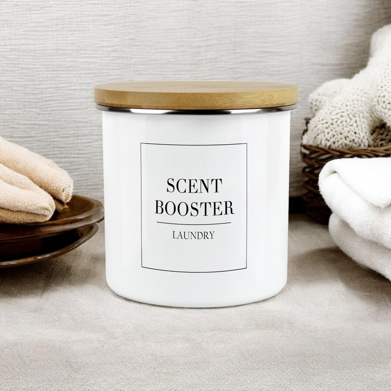 Purely Home Minimalist Range Scent Booster Storage Canister - White
