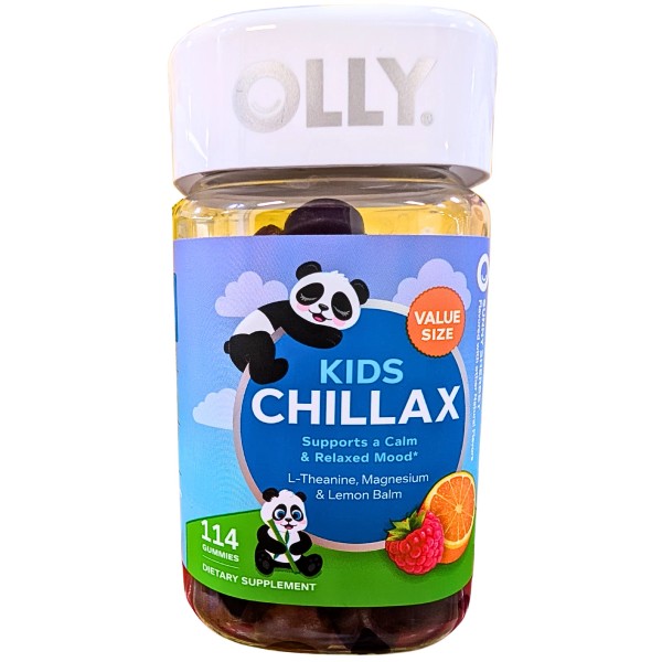 OLLY Kids Chillax Gummy Sunny Sherbert 114 Count EXP 06/2026
