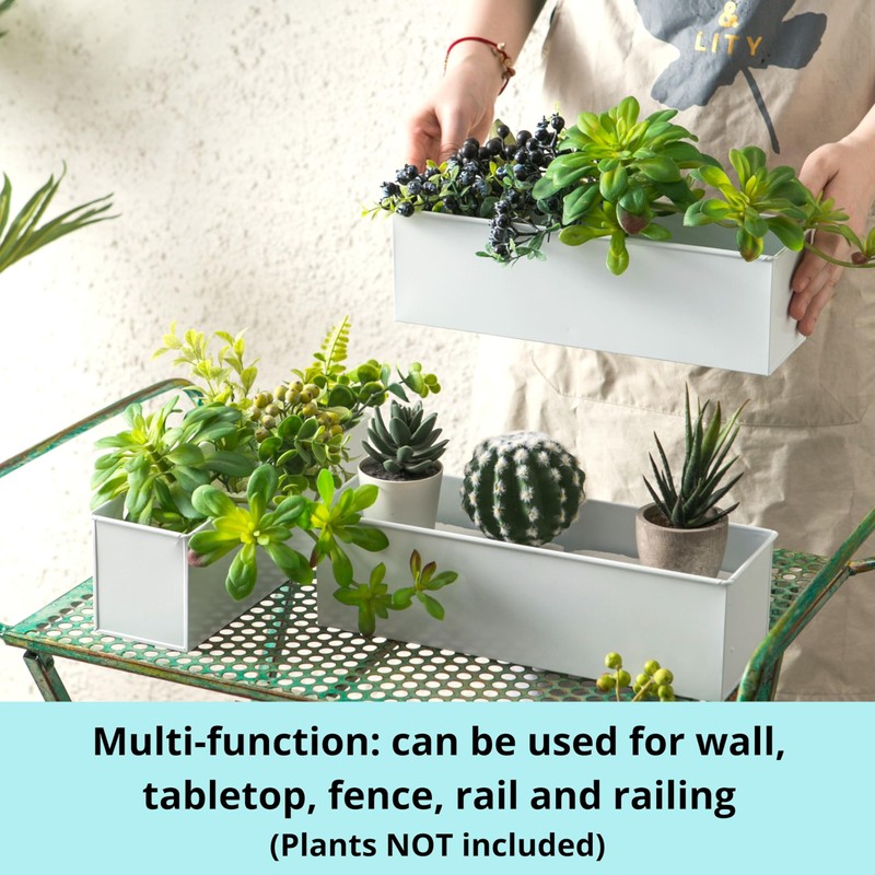 LaLaGreen Wall Planter (3 Pack, 14 Inch) Large Wall Mount