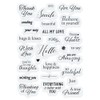 Tonic Studios Stamp Set-from The Heart Sentiments