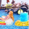 9 Pcs Pool Floaties Swim Accessories Set for Girl Dolls,