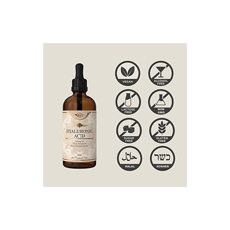 Sky Premium Life Hyaluronic Acid Food Supplement 10mg/ml - 100ml