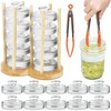 Artcome 10-Pack Glass Fermentation Weights with Easy Grip Handle and