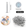 120 Pieces 4.2 x 38 mm Sheet Metal Self Tapping