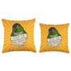 Parrot Poop On Your Enemies I Green Cheek Conure Throw