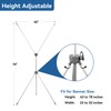 Adjustable X Banner Stand ,Size from 23x63 to 32x78 inches,