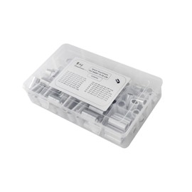 Aluminum Spacer Standoff Bushing Assortment Kit 3/4" OD x 1/2" ID (139 pcs)