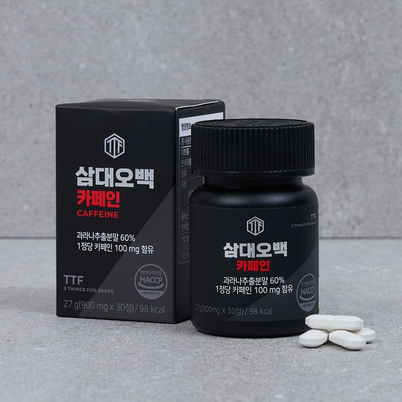 three to five hundred Samdae5baek Caffeine 900mgx30 tablets gift set