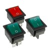 BOJACK 2 Position Rocker Toggle Switch ON/Off DPST 4 Pin