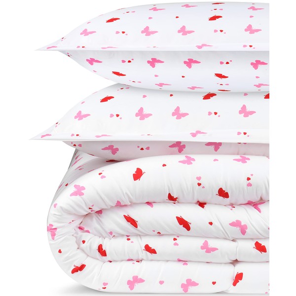 Utopia Bedding All Season Butterfly Comforter Set with 2 Pillow