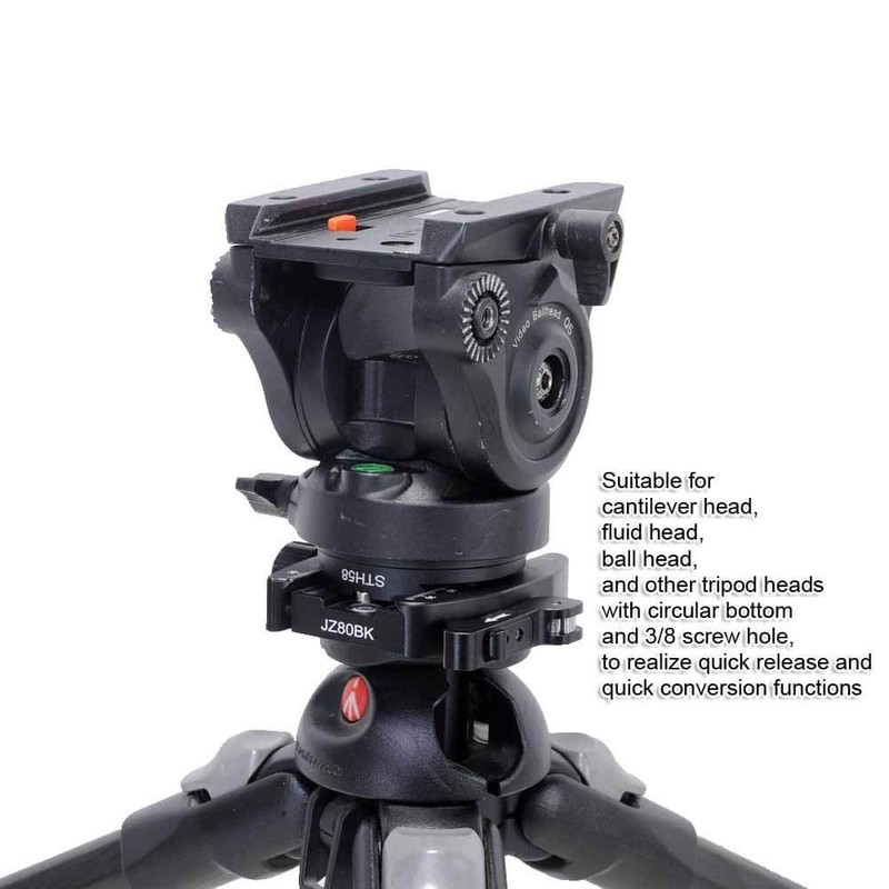 iShoot Tripod head mount, quick change adapter for cantilever head,