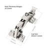 TamBee 165 Degree Hinges Frameless Corner Cabinet Hinges Adjustable Mounting