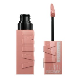 Maybelline Labial Superstay Vinyl Ink 4.2ml, dura 16H, da brillo, sin grumos, sin transferencias