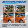 XQSMWF Passenger Side Windshield Pillar Molding Compatible with Ford Focus