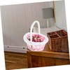 Levemolo 6pcs Handmade Woven Basket Mini Storage Basket for Crib