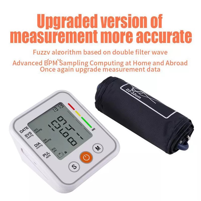 Bluestone Upper Arm Blood Pressure Monitor Digital BP Cuff Machine