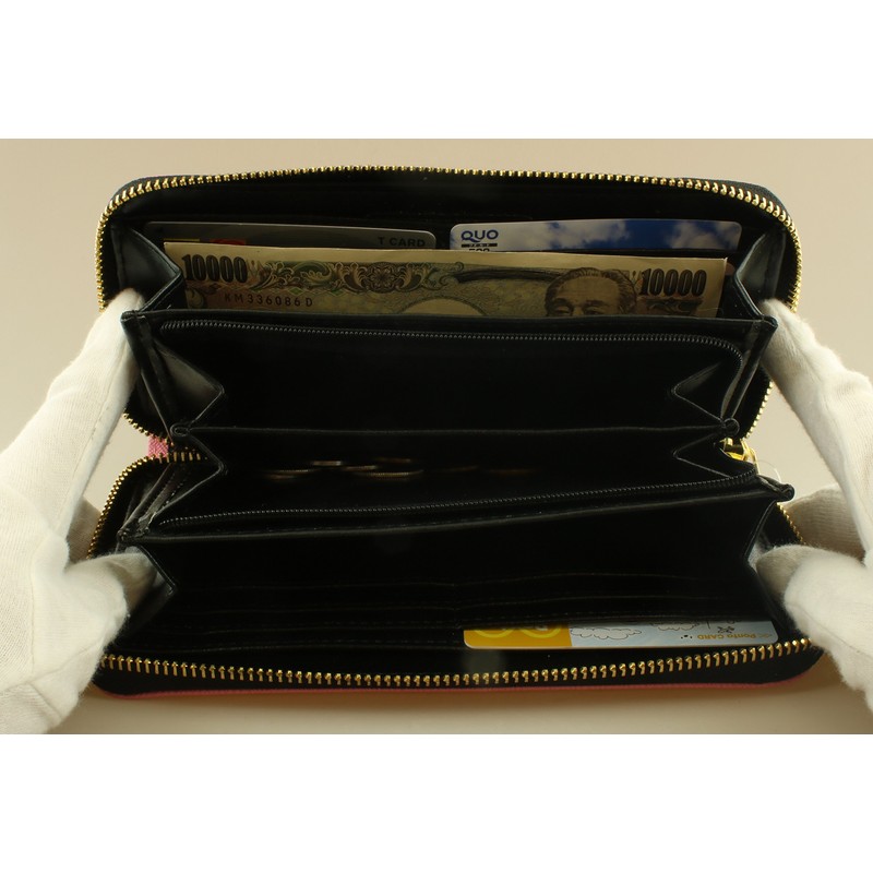 Aldi Caprich Long Wallet, pink/black