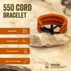 Texas Bushcraft Firecraft Cord Survival Bracelet – Paracord Bracelet with