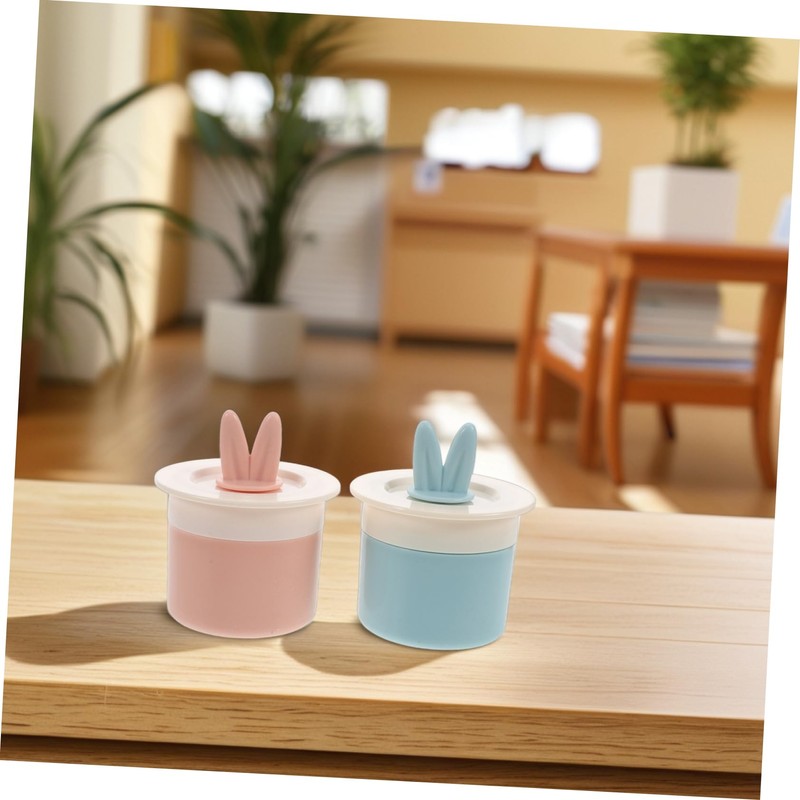 Baluue Facial Cleansing Tool Bunny Ears 2pcs Skincare Foaming Dispenser
