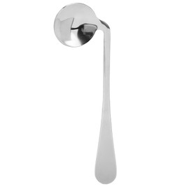 Curved Spoon, Anti-Shake Stainless Steel, Self-Feeding, Reduces Wrist Pressure, Utensil, Angled for Hand Tremors, Elderly People (Right Hand)