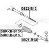 34160Ae001 - Axial Joint (Rack End) For Subaru - Febest