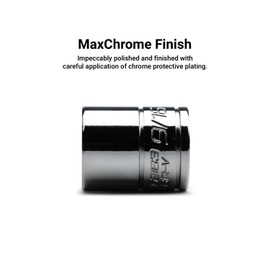 Capri Tools 3/4-Inch Shallow Socket, 3/8-Inch Drive, 6-Point, SAE