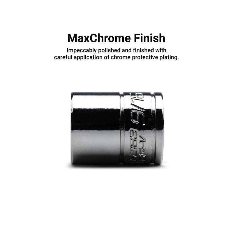 Capri Tools 3/4-Inch Shallow Socket, 3/8-Inch Drive, 6-Point, SAE