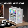 SAMA V Mesh Mid Tower PC Case - High Airflow