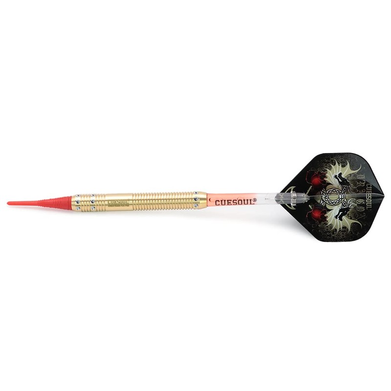 Cuesoul 16 Grams Deluxe Soft Tip Darts Set with Luxury