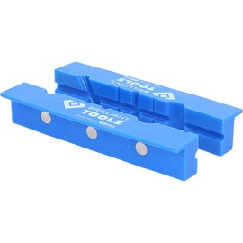 BRILLIANT TOOLS BT156940 Vice Jaws with Grooves, 2 Pieces, Plastic [Powered by KS Tools]