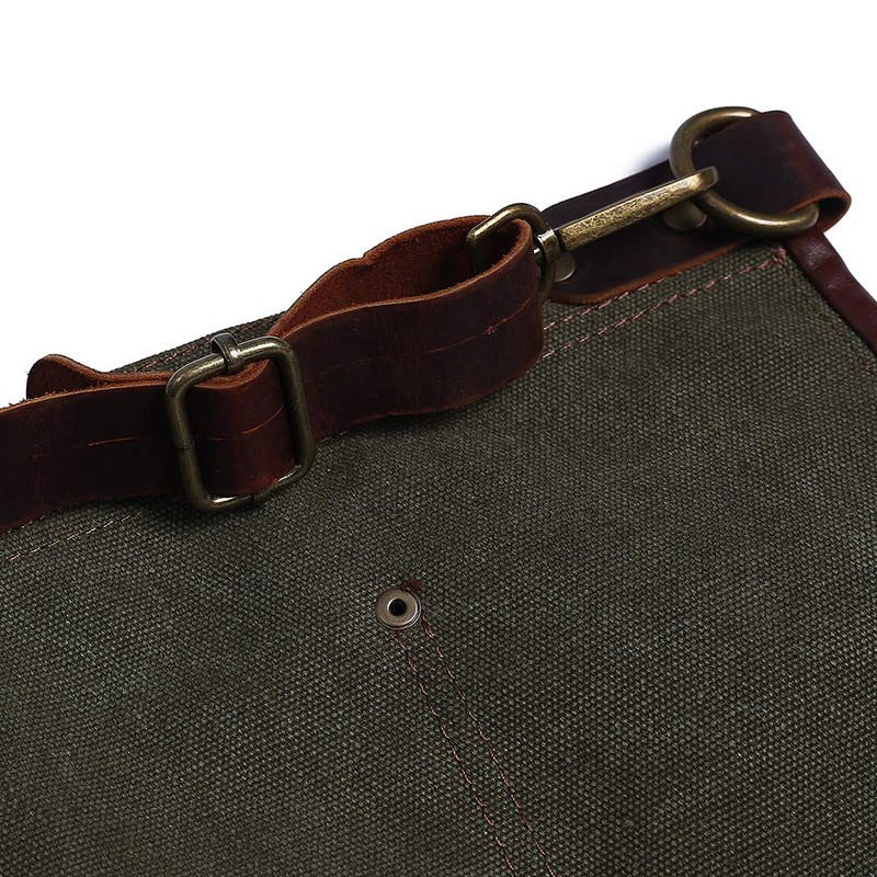 Luchuan Heavy Duty Canvas Tool Apron With the Adjustable Genuine