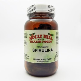 Holly Hill Health Foods, Spirulina, 90 Vegetarian Capsules