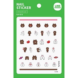 TOK|LINEFRIENDS TLF-013 Nail Sticker