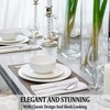 MUTNITT 48 Pcs Silverware Set with Steak Knives Service for