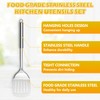 E-far - Juego de 6 utensilios de cocina de acero