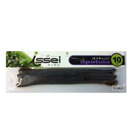 ISSEI Worm Spatera 10" Green Pumpkin #07 Lure