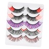 OHPHCALL Individual False Eyelashes for Natural Look Curve Synthetic Lashes