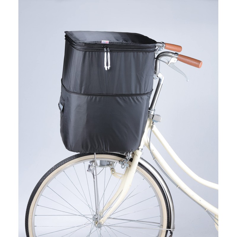 Kawasaki Seisakusyo KWF-100BK 2 Tier Front Basket Cover All Black