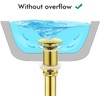 Bathroom Faucet Vessel Vanity Sink Pop Up Drain Stopper Without