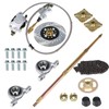 32 Go Kart Axle Kit with Shaft + Hub+ Chain+