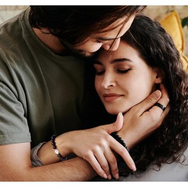 Ayriwoyi Protection Bracelet Black Onyx Agate Bracelet Healing Crystal Bracelet Beaded Stone Bracelet Selenite Hematite Lava Bracelet Christmas Gifts