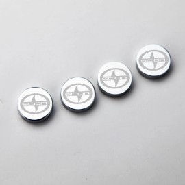 KA 4 Scion Car License Plate Frame Bolts Fastener Anti-Rust Metal Screws Cap Cover