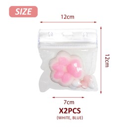 2 Pieces Cat Claw Toys, Mini Squeeze Toys, Decompression Toys, Cuddly Toys, Sensory Toys, Children'S Toys, Creative Toys