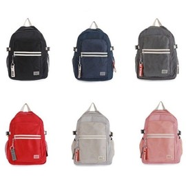 DF colorful casual bag student fashion backpack travel backpack Red