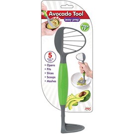 JOKARI Avocado Tool - Bright Plastic Handle, Stainless Steel Blade
